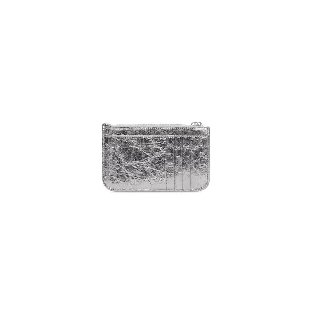 Le Cagole Long Coin And Card Holder Metallized