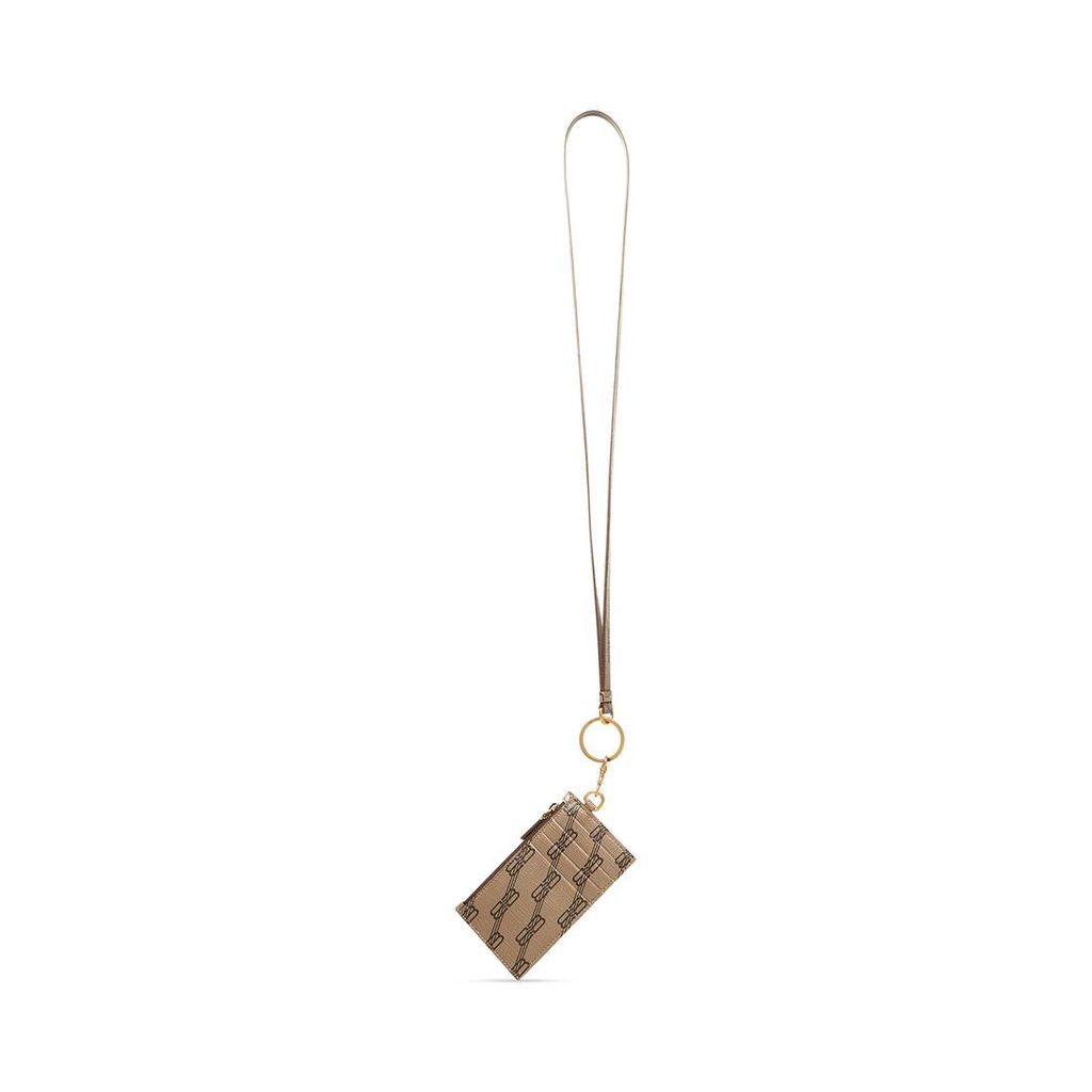 Signature Card Case On Keychain BB Monogram Coated Canvas