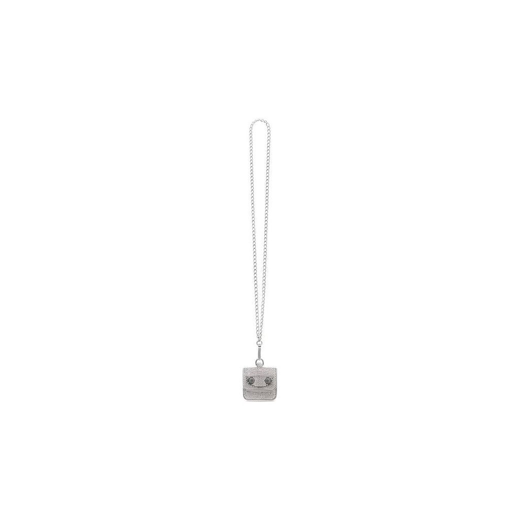 Le Cagole Flap EarPods With Chain And Rhinestones