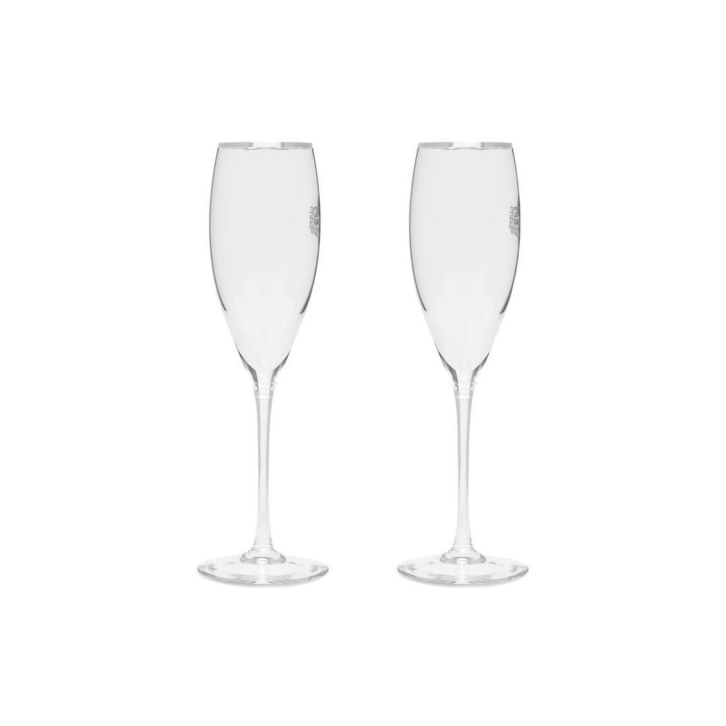 Champagne Glasses Silver