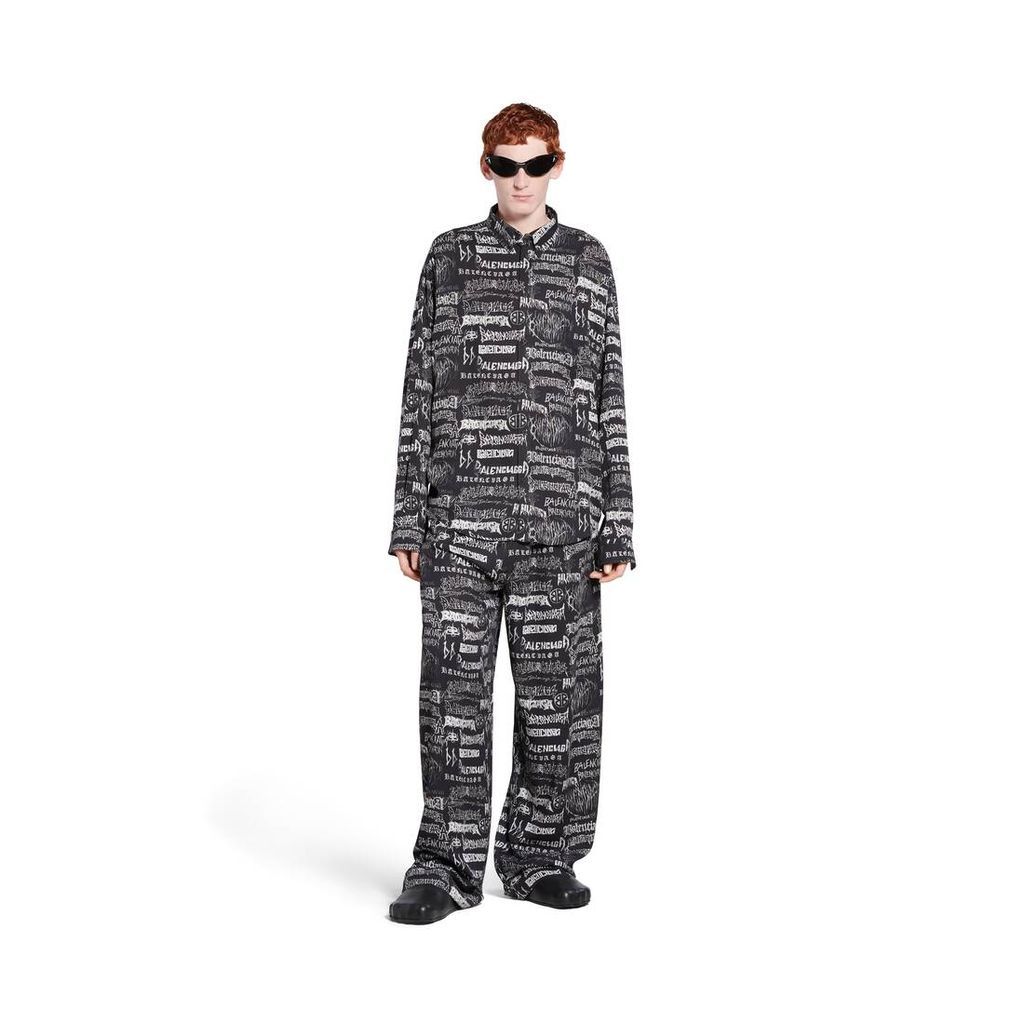 Diy Metal Allover Shirt Large Fit