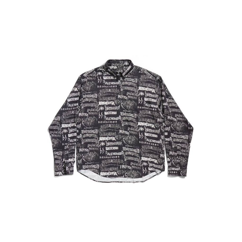 Diy Metal Allover Shirt Large Fit