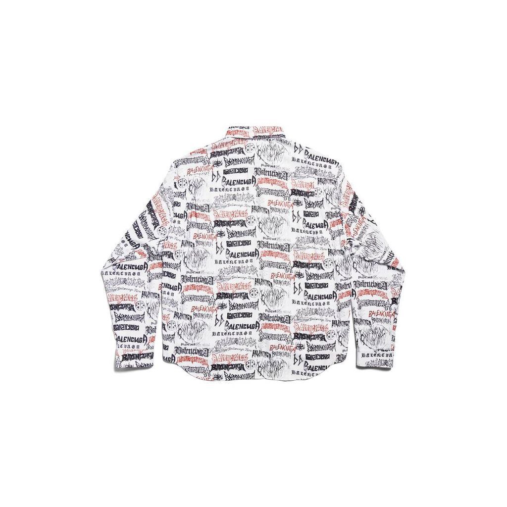 DIY Metal Allover Shirt Large Fit