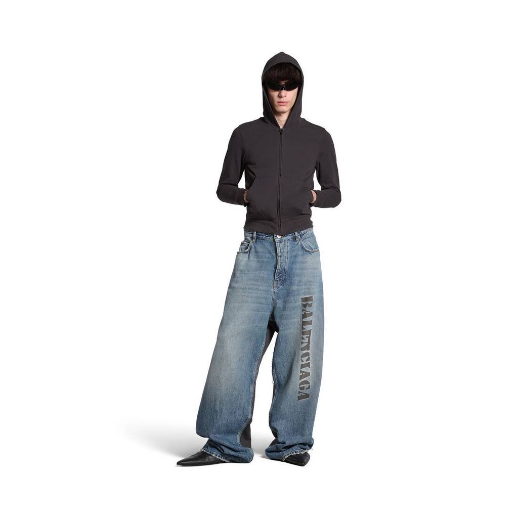 Stencil Type Hybrid Baggy Pants