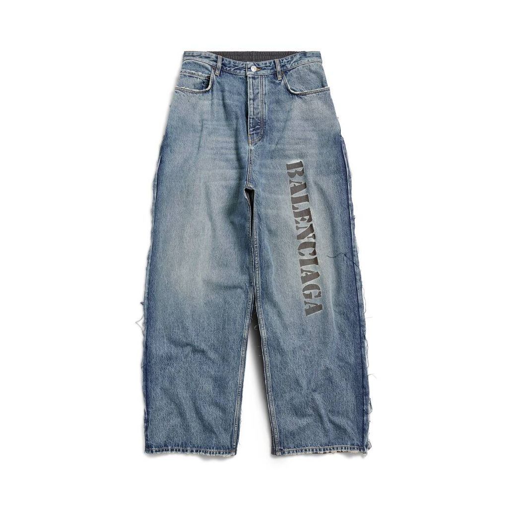 Stencil Type Hybrid Baggy Pants