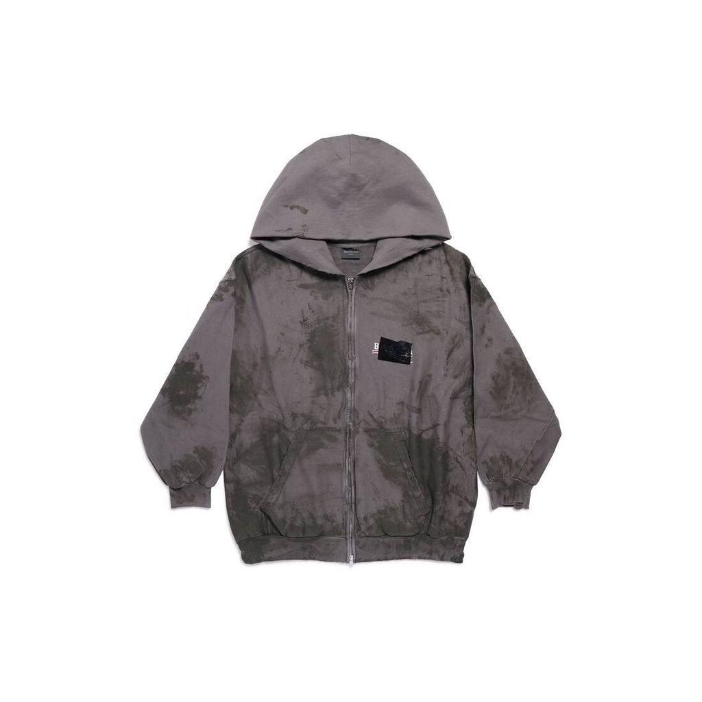 Gaffer Zip-Up Hoodie Small Fit