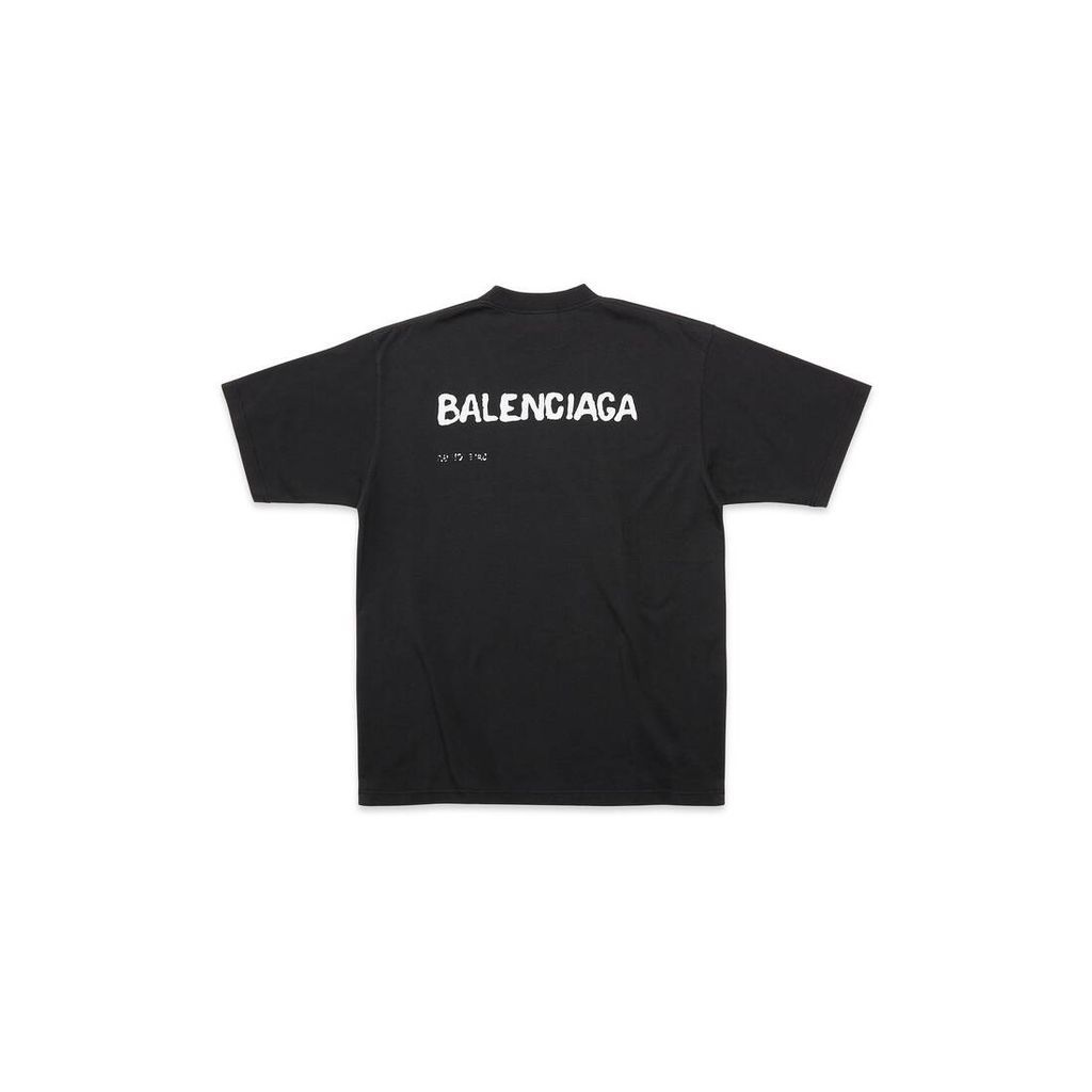 Hand-Drawn T-Shirt Large Fit