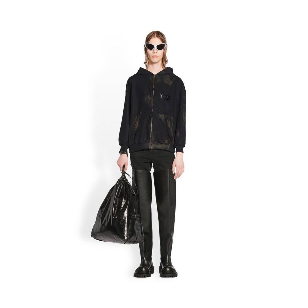 Gaffer Zip-Up Hoodie Small Fit
