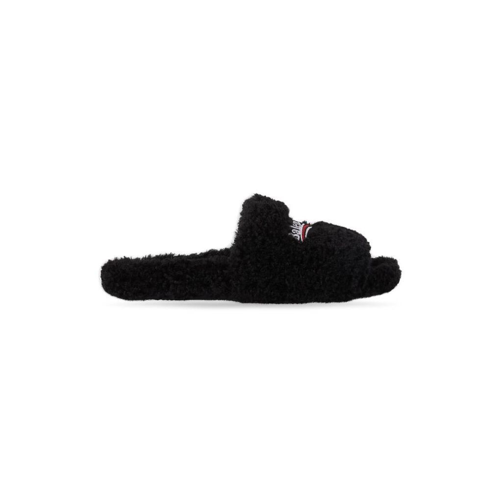 Furry Slide Sandal