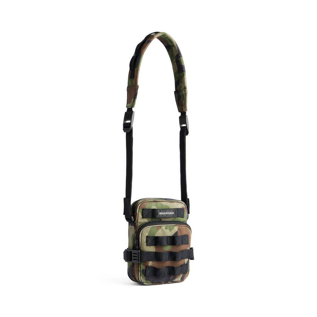 Army Crossbody Messenger Bag Camo Print