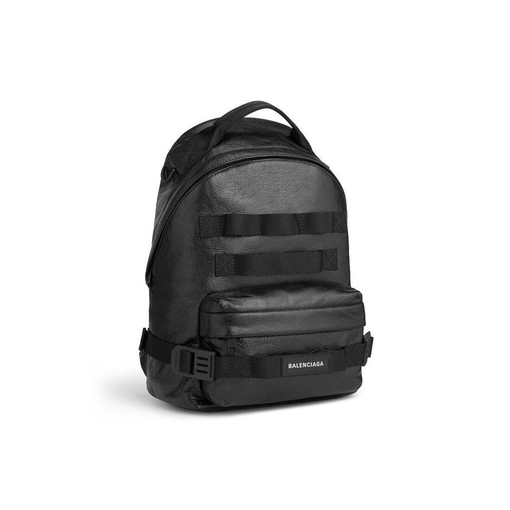 Army Small Multicarry Backpack In Arena Lambskin 