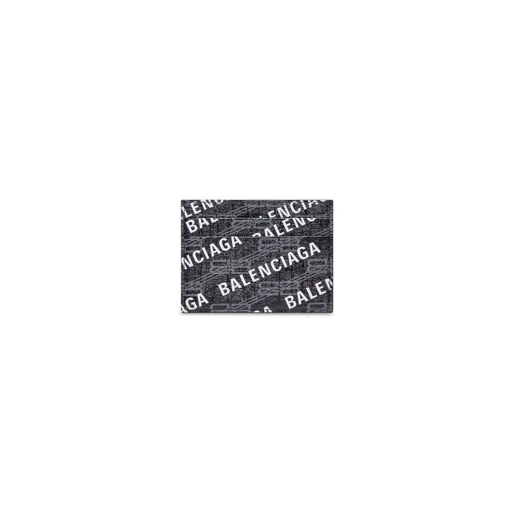 Signature Card Holder BB Monogram Coated Canvas And Allover Logo 
