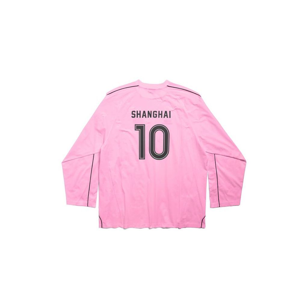 Shanghai Soccer Long Sleeve T-Shirt Oversized