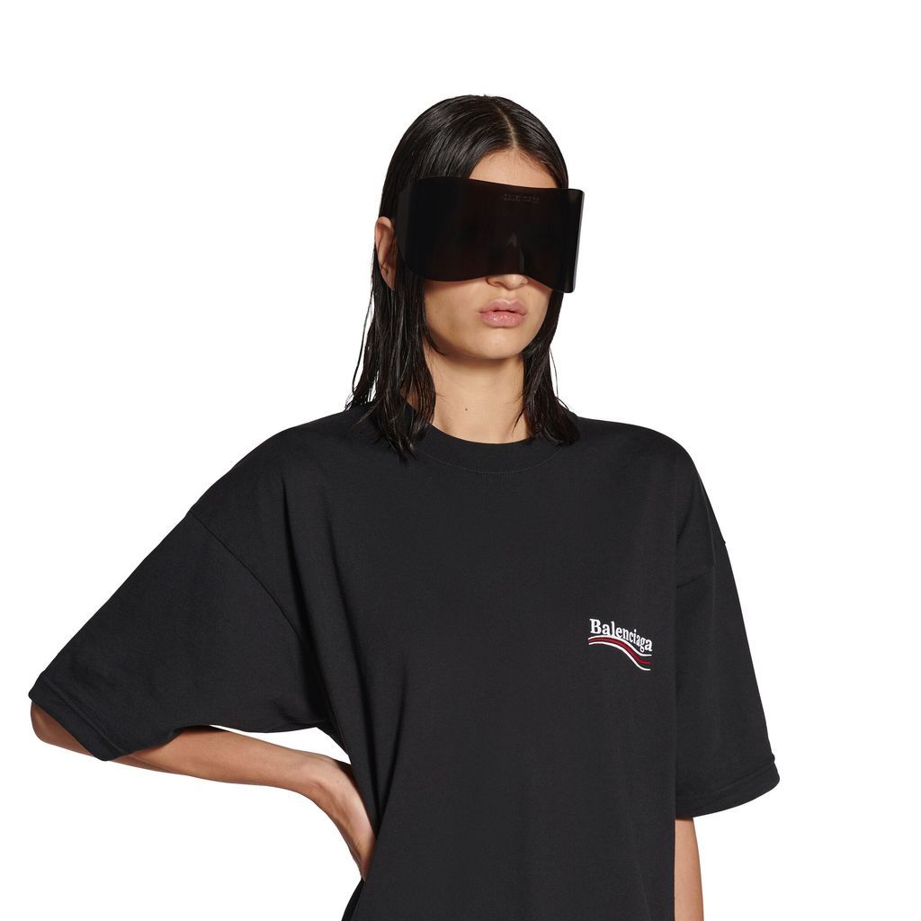 Political Campaign Pleated T-Shirt Dress
