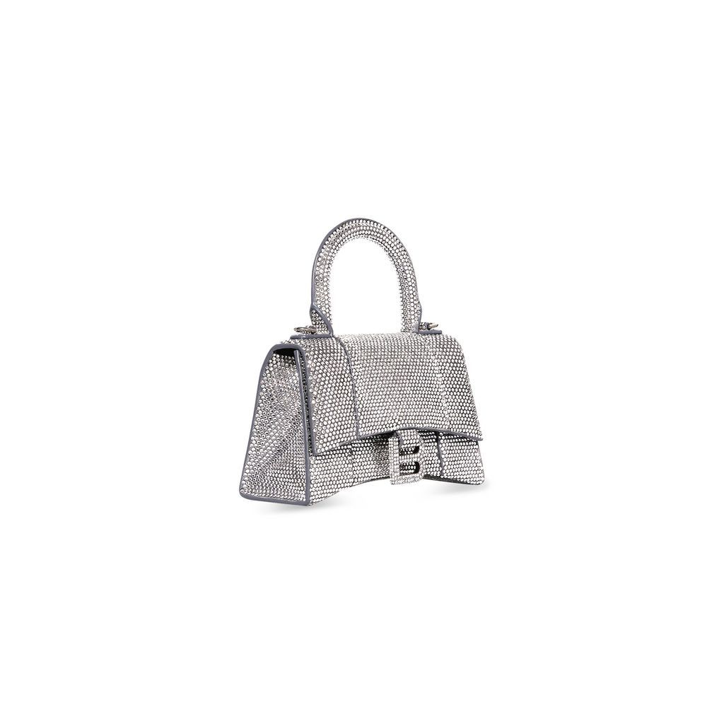 Hourglass Handbag Xs With Rhinestones
