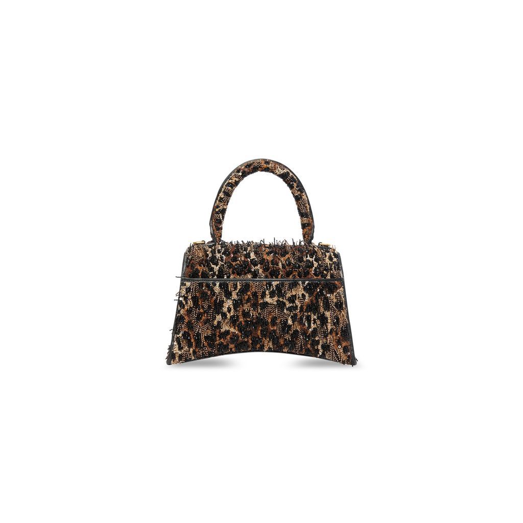 Hourglass XS Handbag with Chain Embroidery