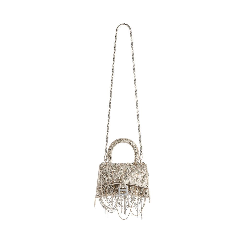 Hourglass XS Handbag With Chain Embroidery