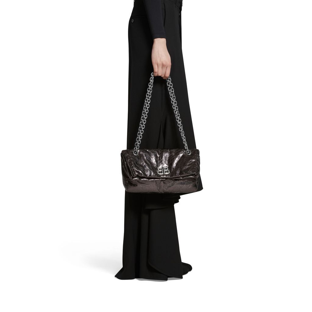 Monaco Small Chain Bag Metallized