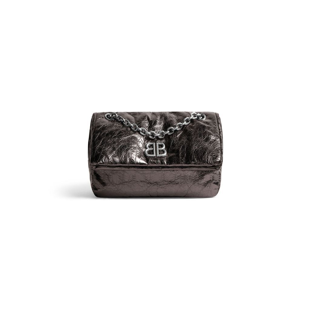 Monaco Small Chain Bag Metallized