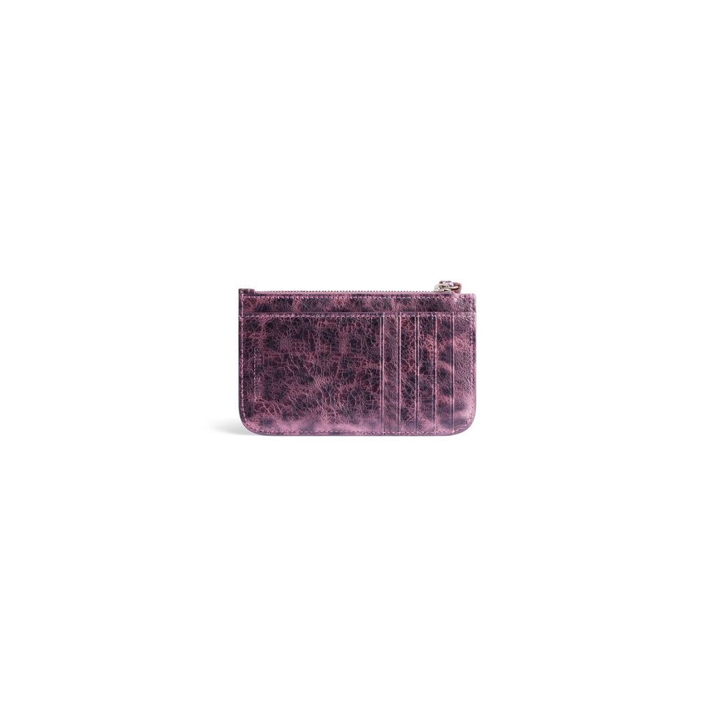 Le Cagole Long Coin And Card Holder With Leopard Print