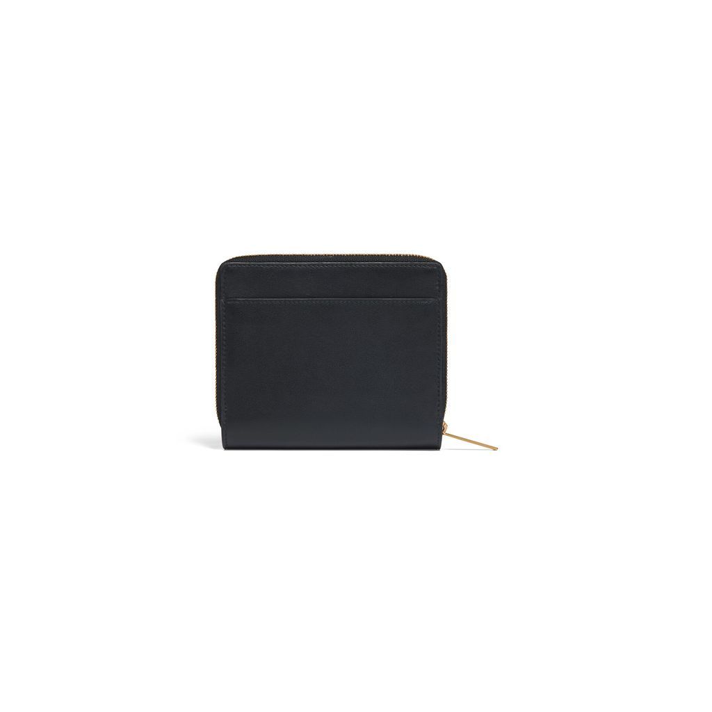 Envelope Compact Wallet With Flap