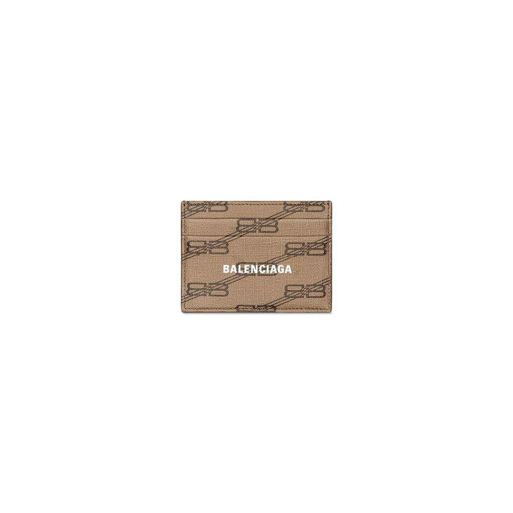 Signature Card Holder BB Monogram Coated Canvas