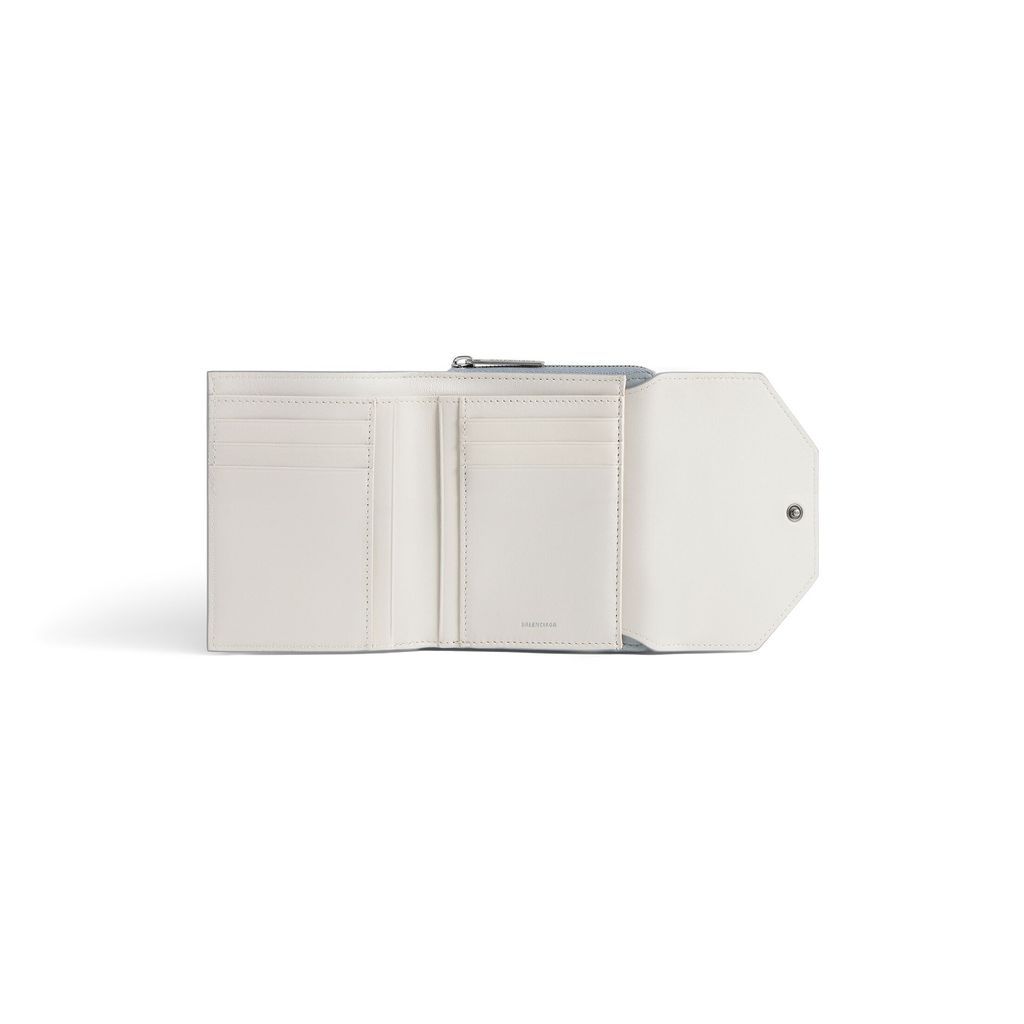 Envelope Compact Wallet With Flap 