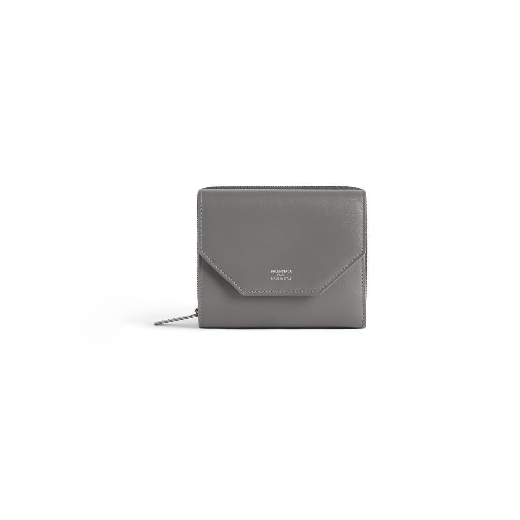 Envelope Compact Wallet With Flap 
