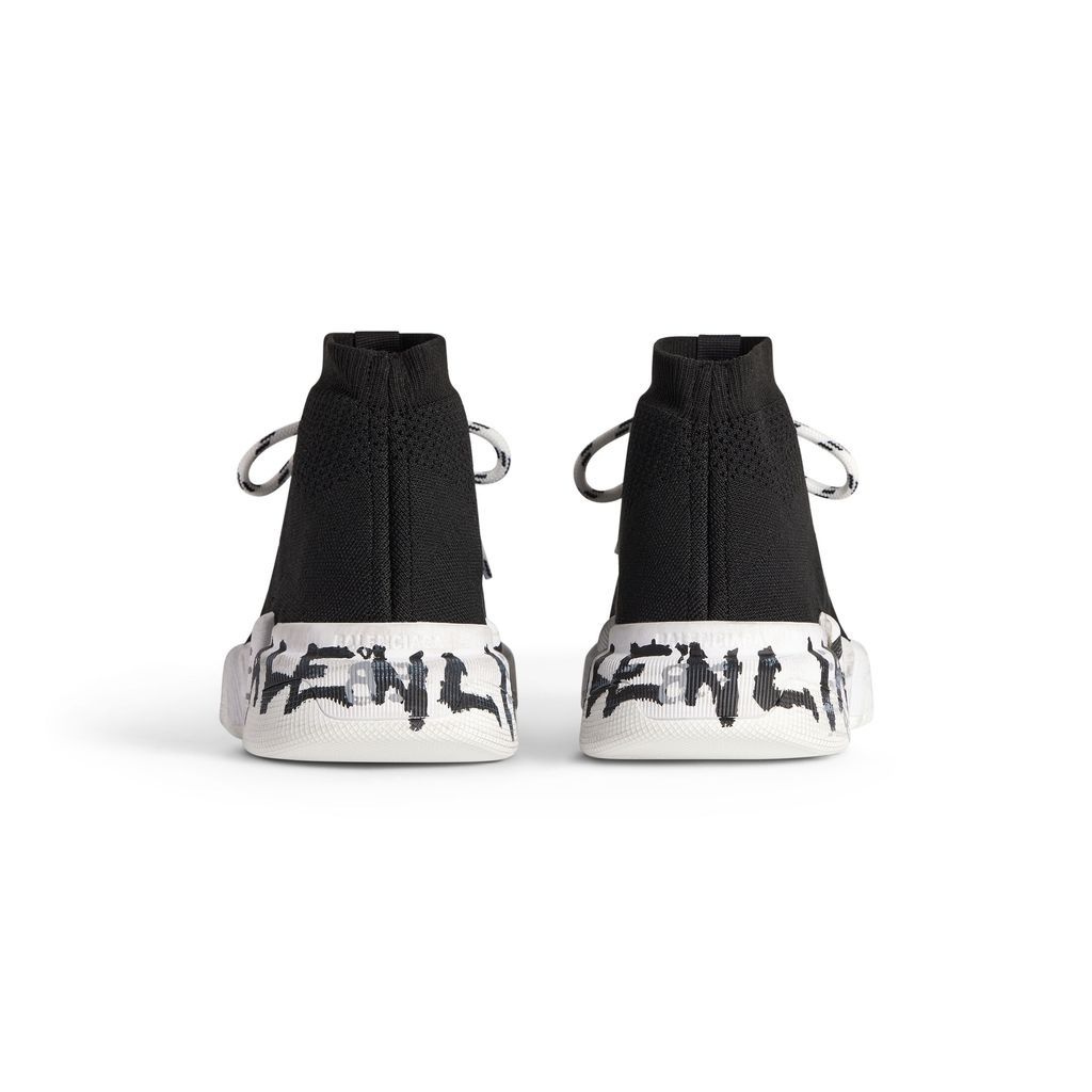 Speed 2.0 Lace-Up Graffiti Recycled Knit Sneaker 
