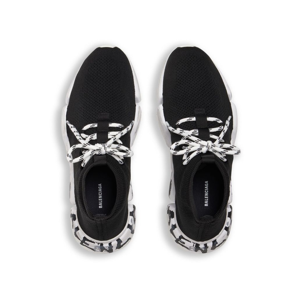 Speed 2.0 Lace-Up Graffiti Recycled Knit Sneaker 