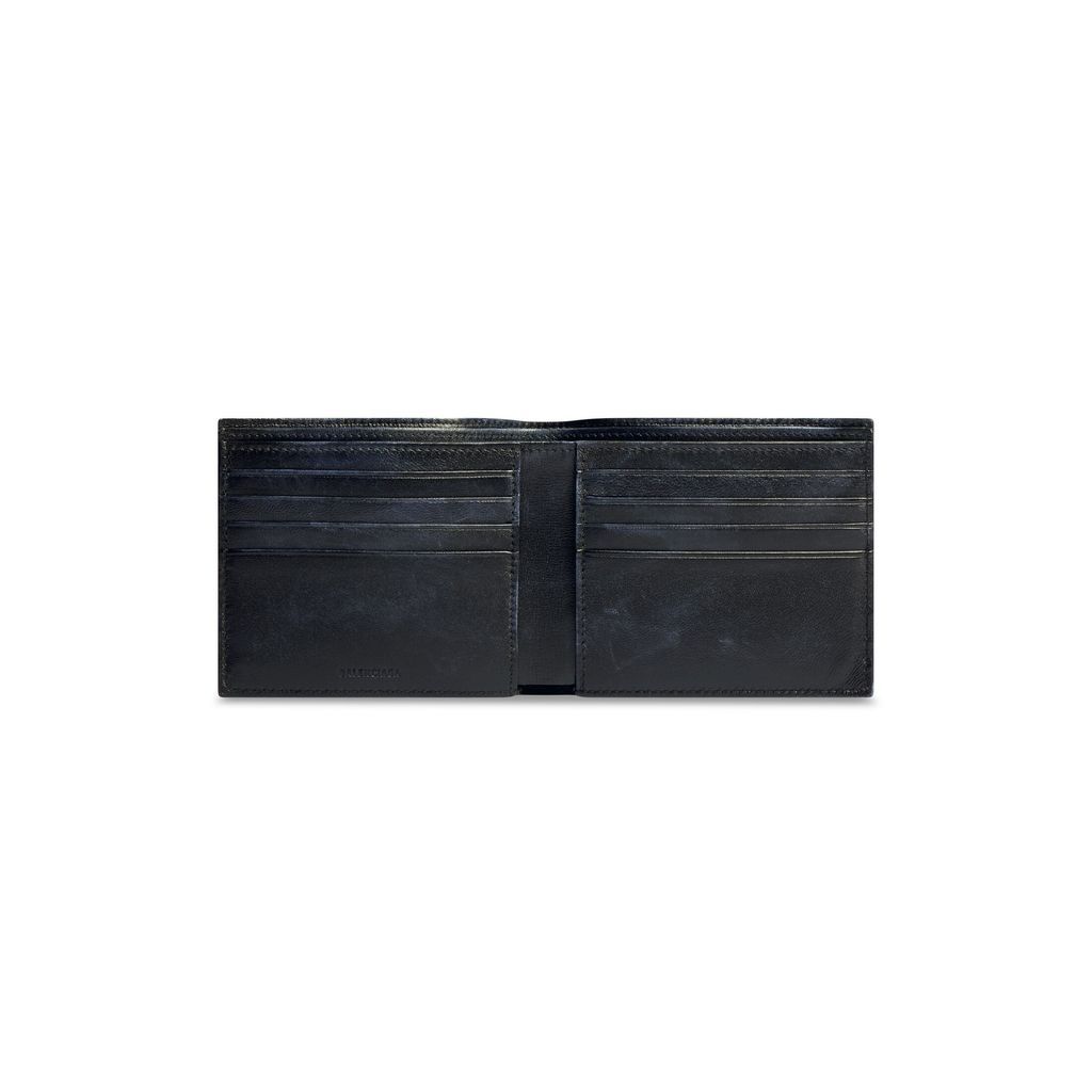 Car Square Folded Wallet Dirty Effect