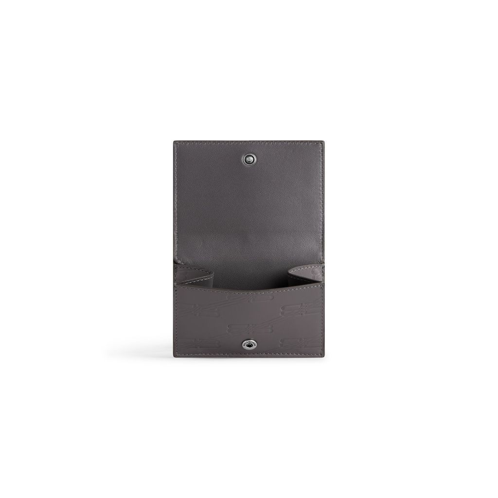Embossed Monogram Mini Wallet Box