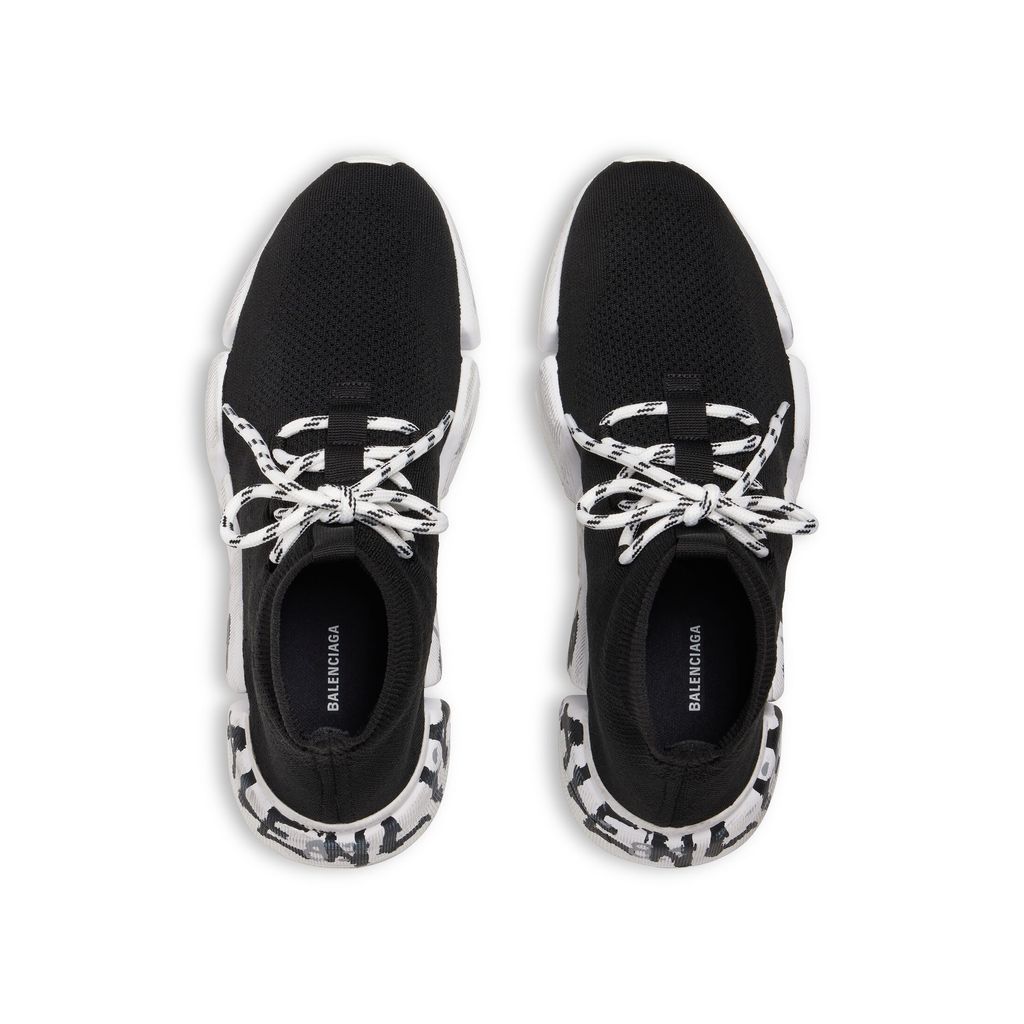 Speed 2.0 Lace-Up Graffiti Recycled Knit Sneaker 