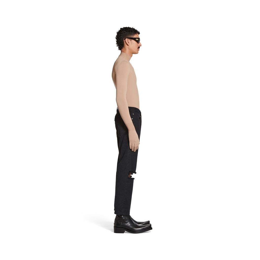 Loose Fit Buckle Pants