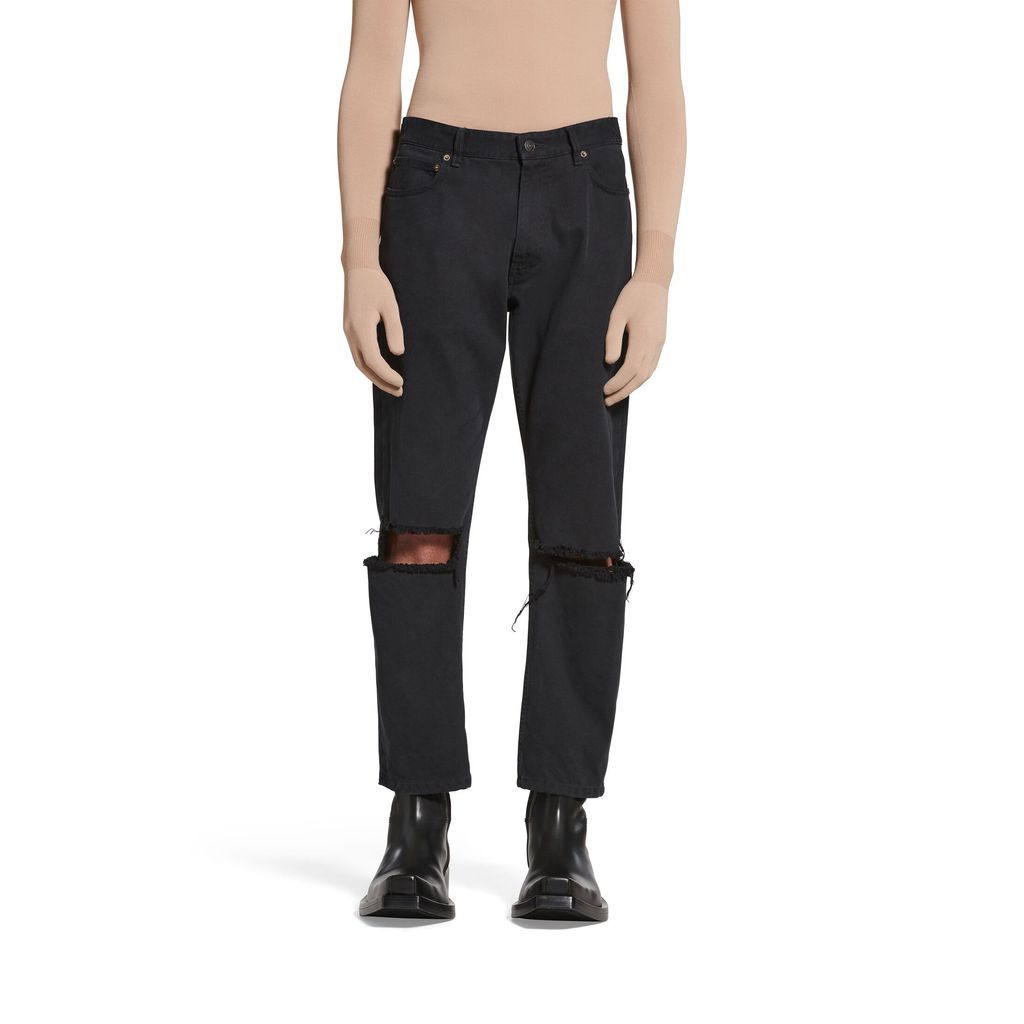 Loose Fit Buckle Pants