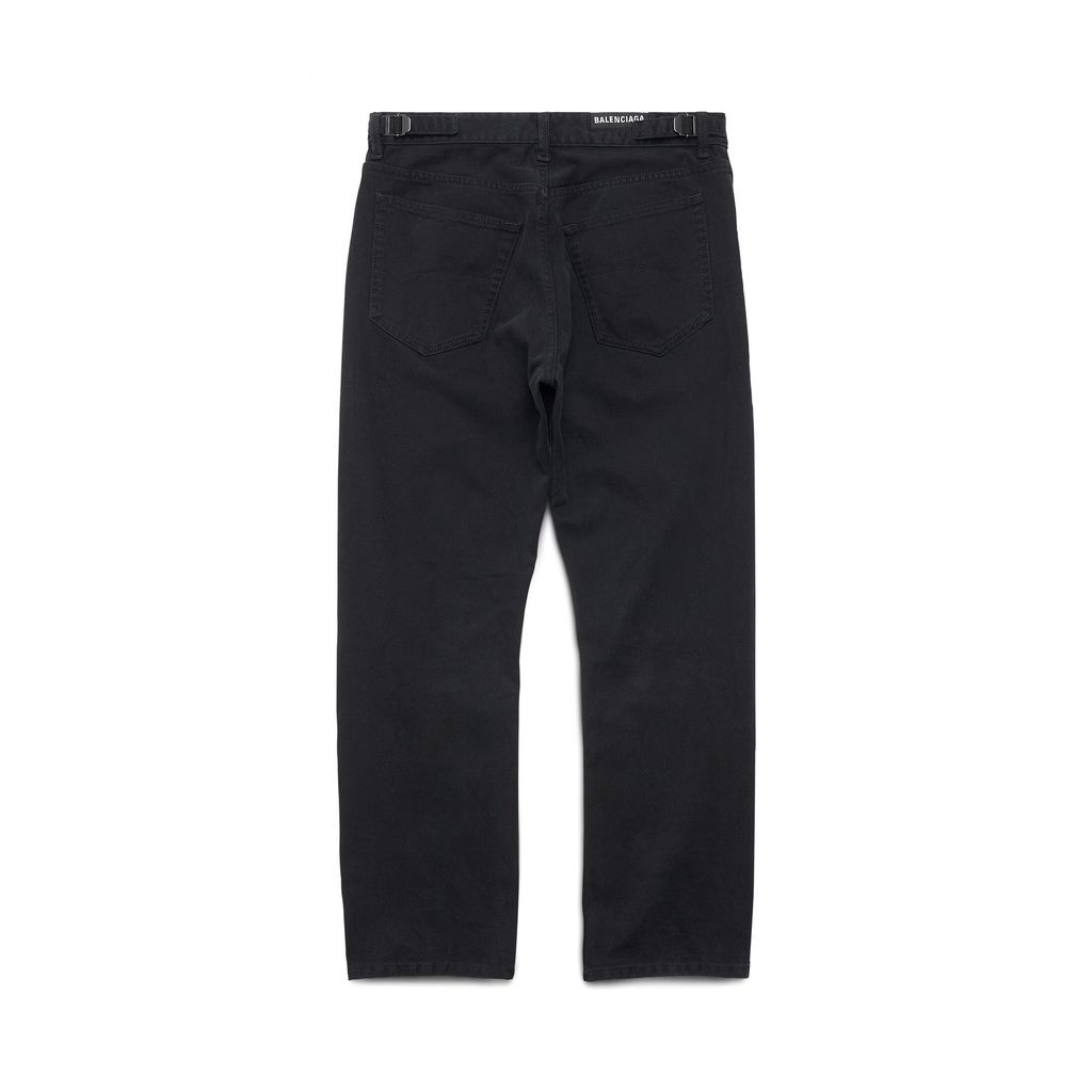 Loose Fit Buckle Pants