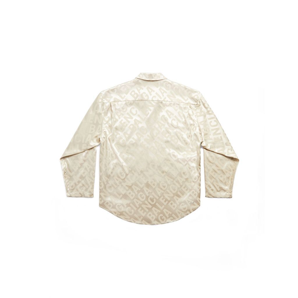 Large Allover Logo Minimal Shirt Large Fit