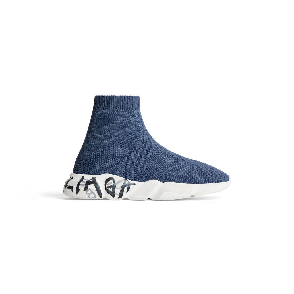 Kids - Speed Graffiti Recycled Knit Sneaker