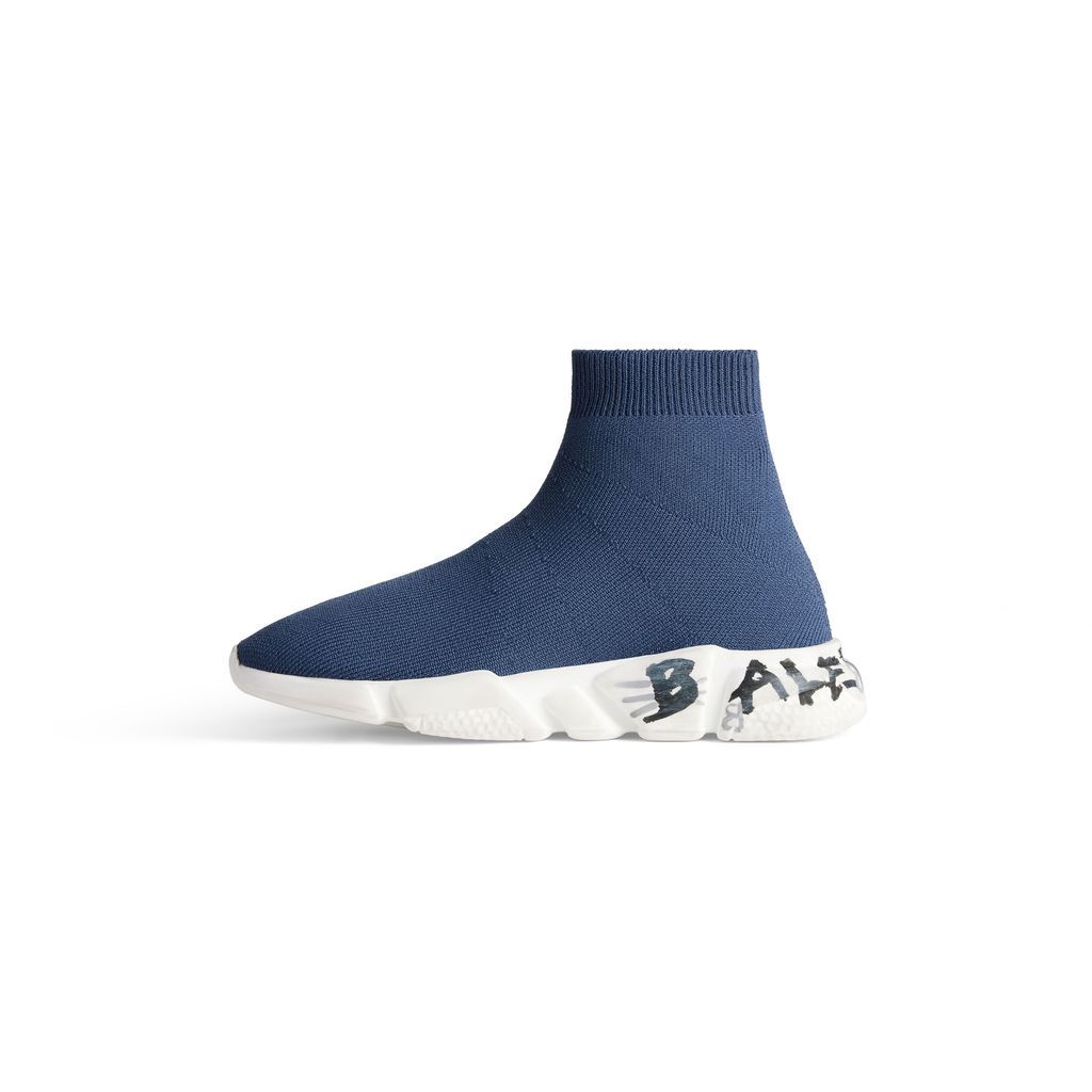 Kids - Speed Graffiti Recycled Knit Sneaker