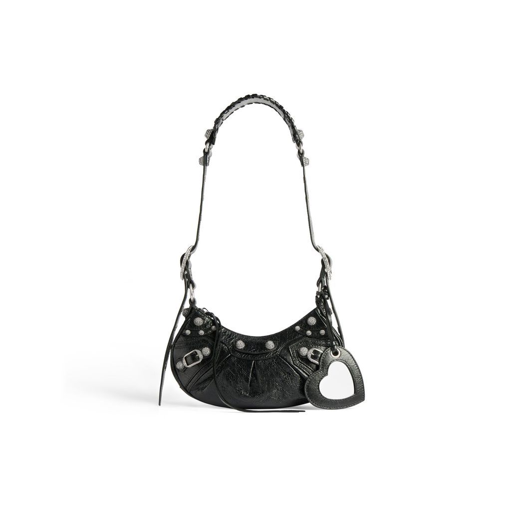 Le Cagole Shoulder Bag Xs With Rhinestones