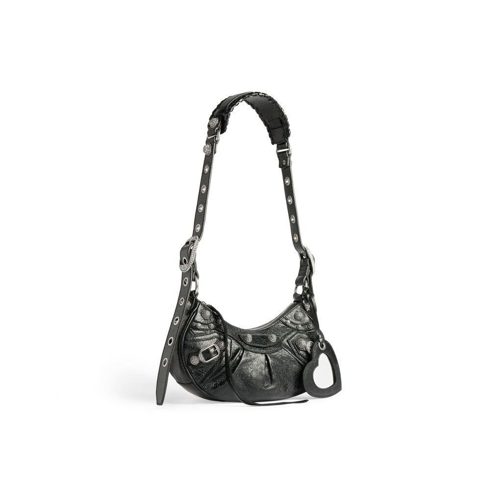 Le Cagole Shoulder Bag Xs With Rhinestones