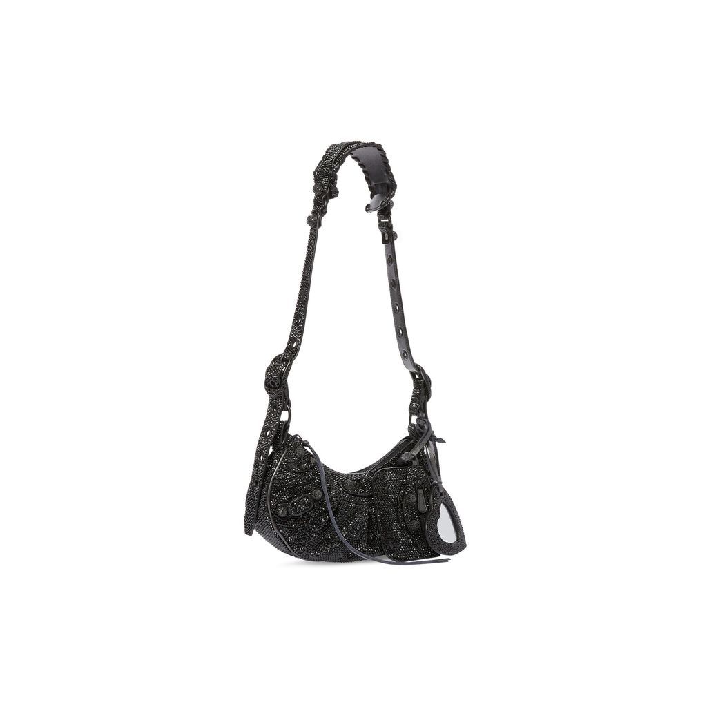 Le Cagole XS Shoulder Bag With Rhinestones