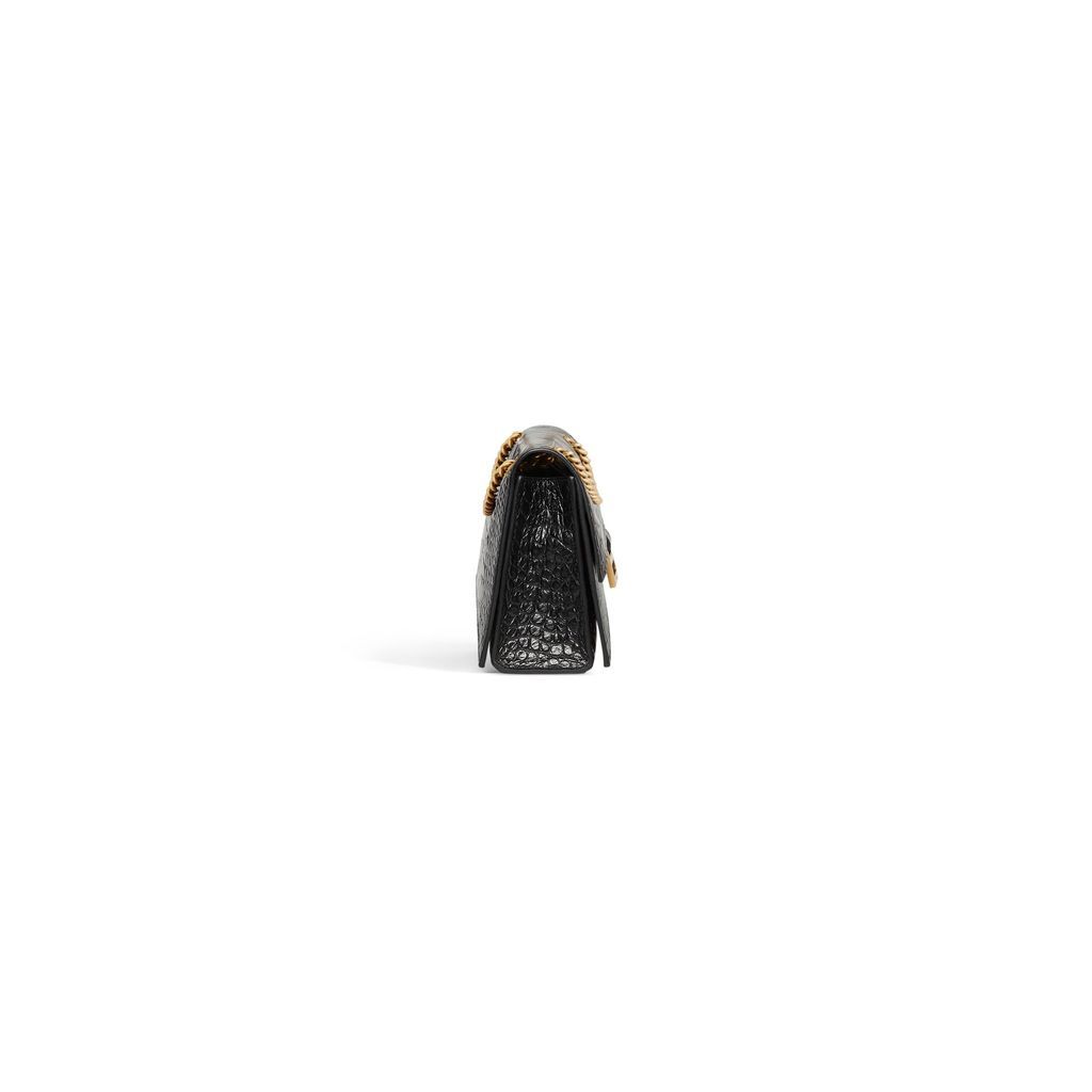 Crush Small Chain Bag Crocodile Embossed 