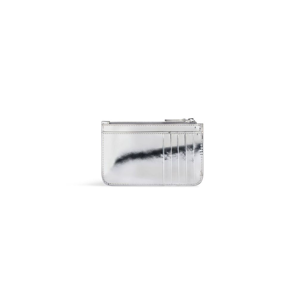 Cash Large Long Coin And Card Holder Mirror Effect 