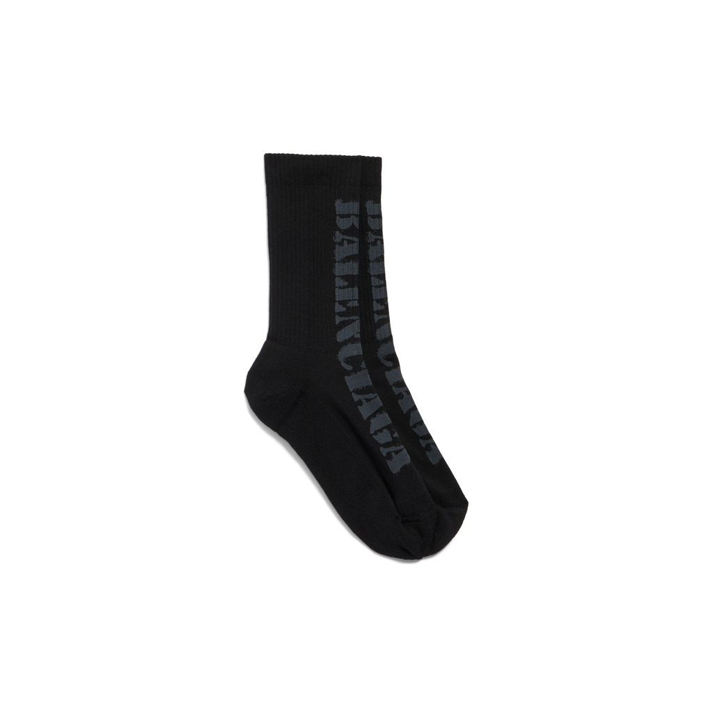 Stencil Type Socks