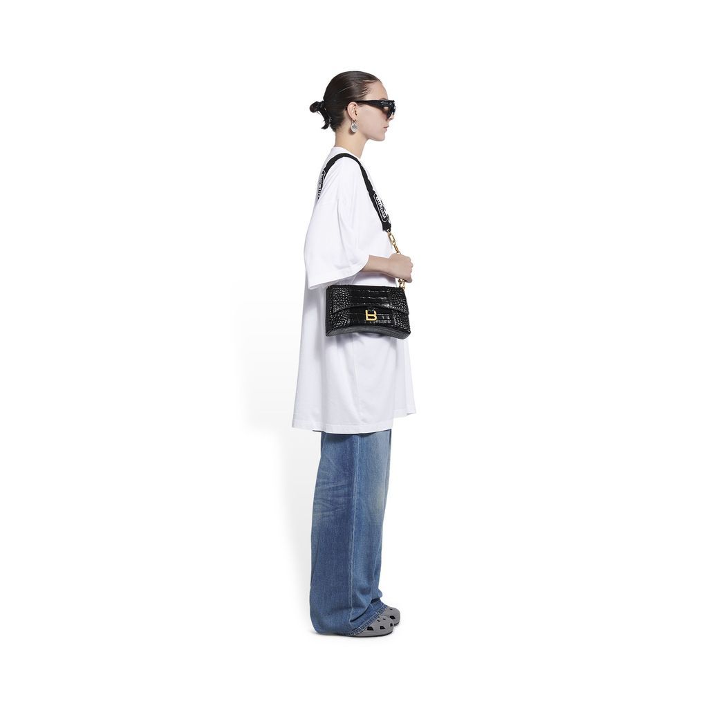 Downtown XS Shoulder Bag Crocodile Embossed