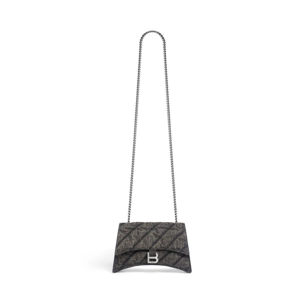 Crush XS Chain Bag Quilted Denim