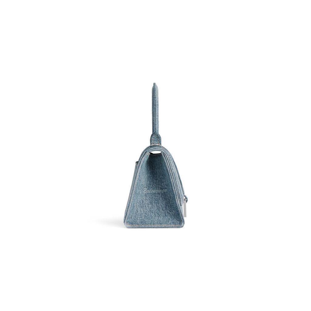Hourglass Small Handbag Girly Allover Denim