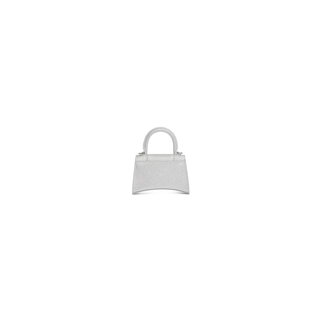 Hourglass Mini Handbag With Chain Sparkling fabric