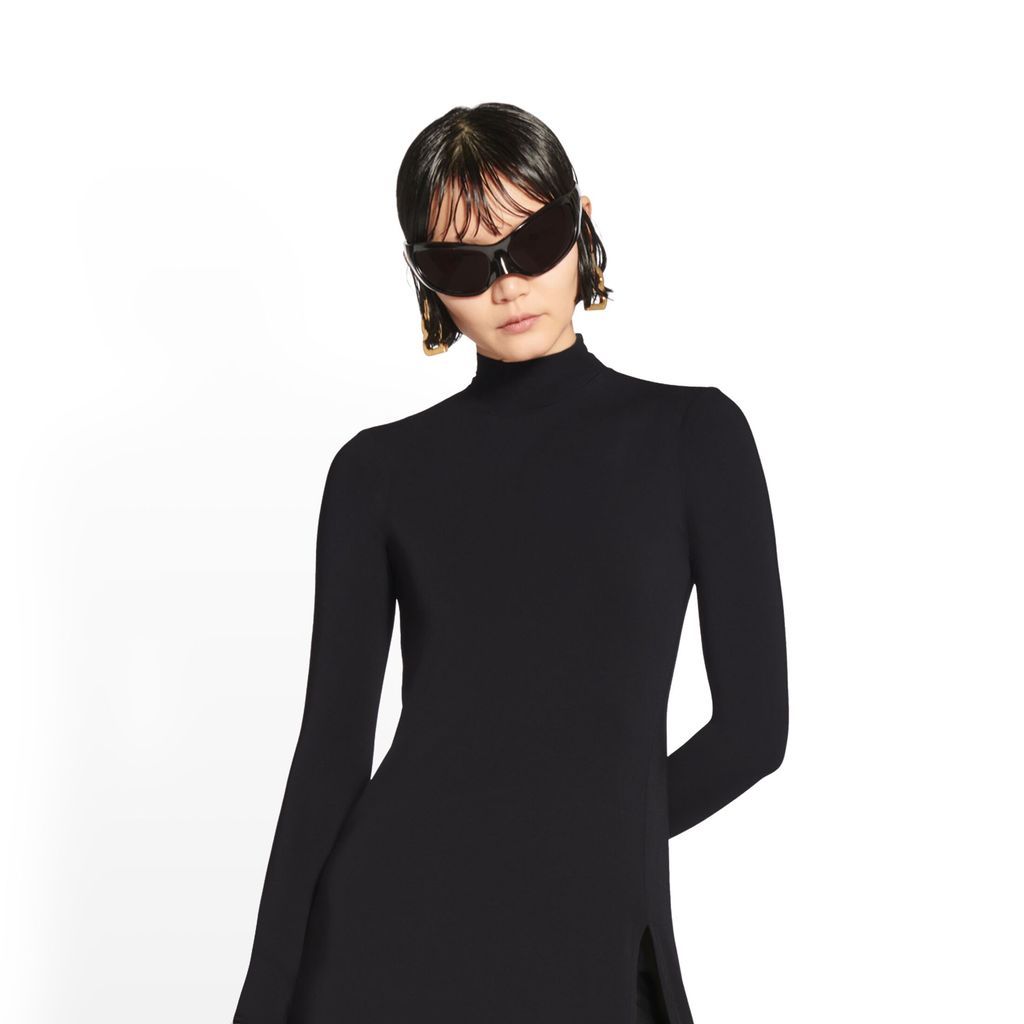 Twisted Slit Dress